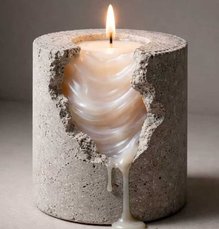 Stone Glow Artisan Candle