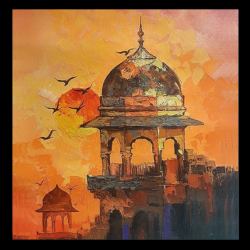 Sunset Heritage Dome Art