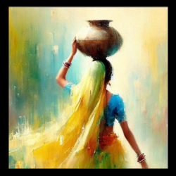 Grace in Motion – Cultural Elegance Art