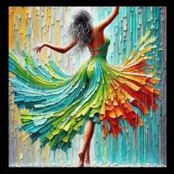 Ethereal Dance Harmony” Canvas Art
