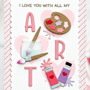 Creative Art Love Card