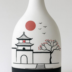 Zen Temple Minimal Vase